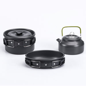 Elevate Your Outdoor Cooking with the Alumina Pot Outdoor Camping Cookware Set