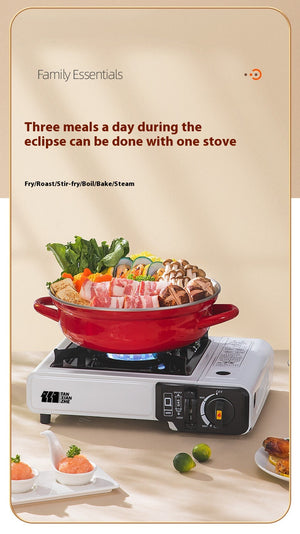 Discover the Ultimate Portable Outdoor Cookware with Card Furnace