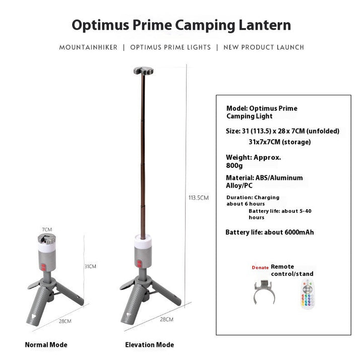 Illuminate Your Adventures with the Portable Camping Lantern