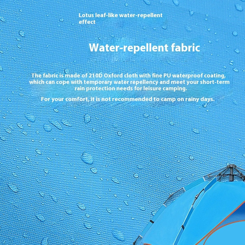 3-4 People Oxford Cloth Camping Tent