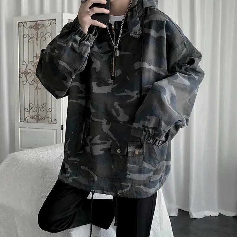 Mens Camouflage Tactical Work Jacket