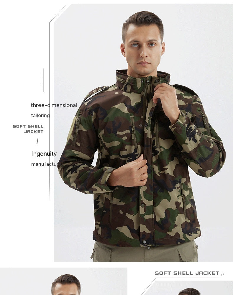 Men's Fleece Jacket Camouflage