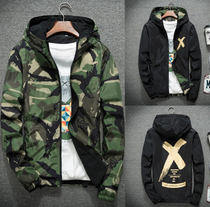 Camouflage jacket male jacket
