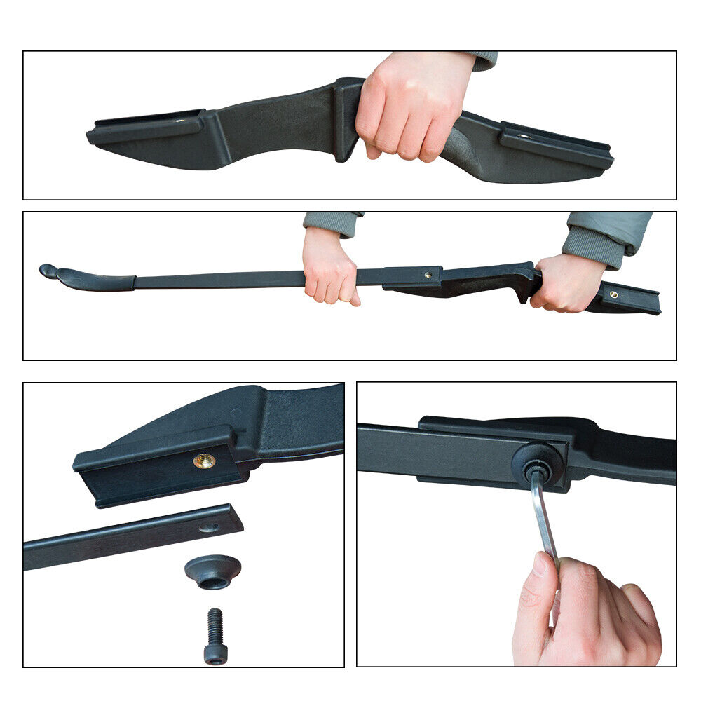 Fiberglass Arrows 53 Takedown Recurve Bow Set