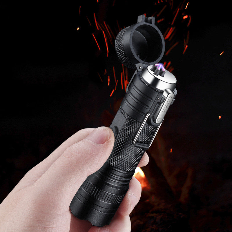 Flashlight cigarette lighter