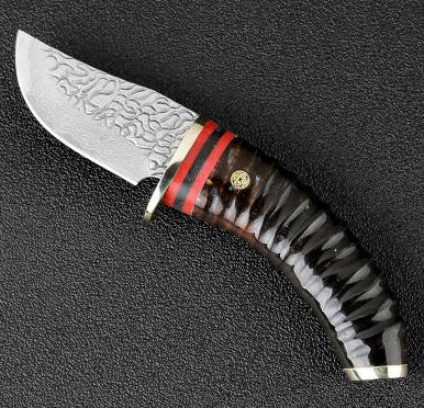 High quality forged Damascus Hunting Knife