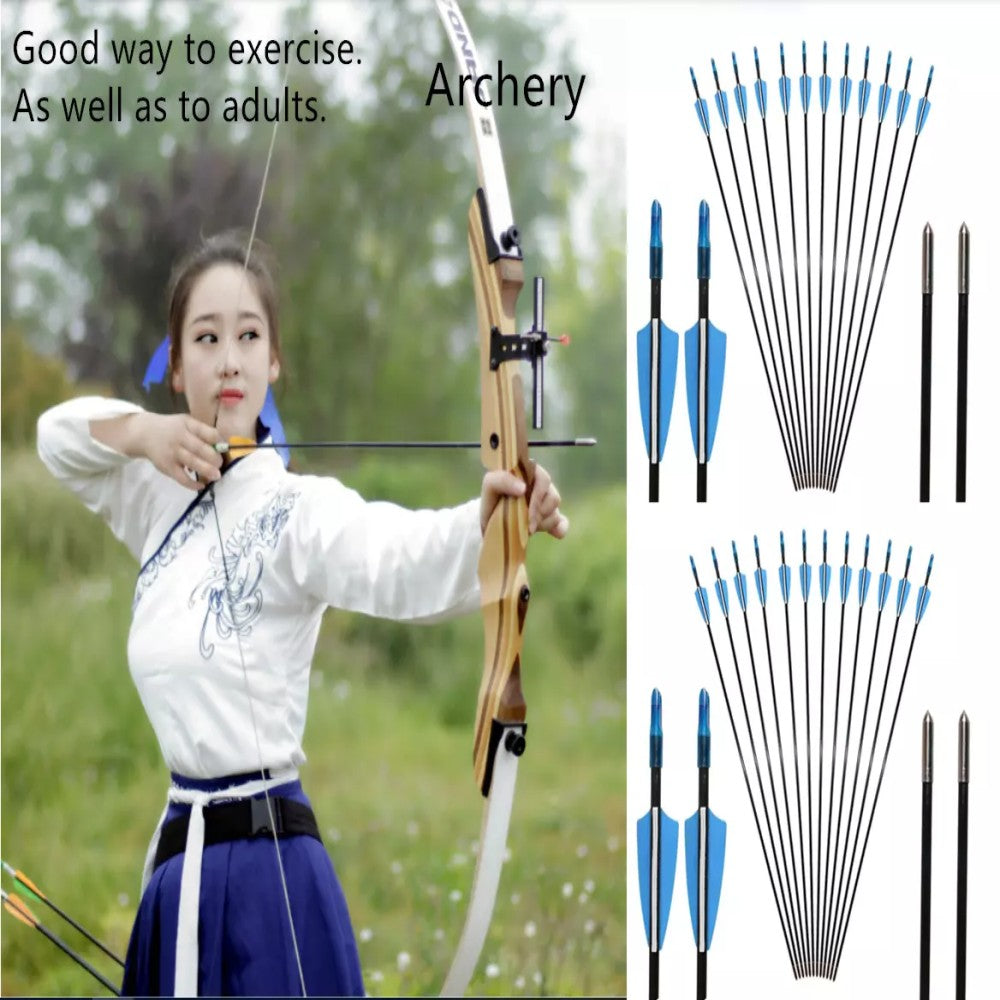 30x Fiberglass Archery Arrows