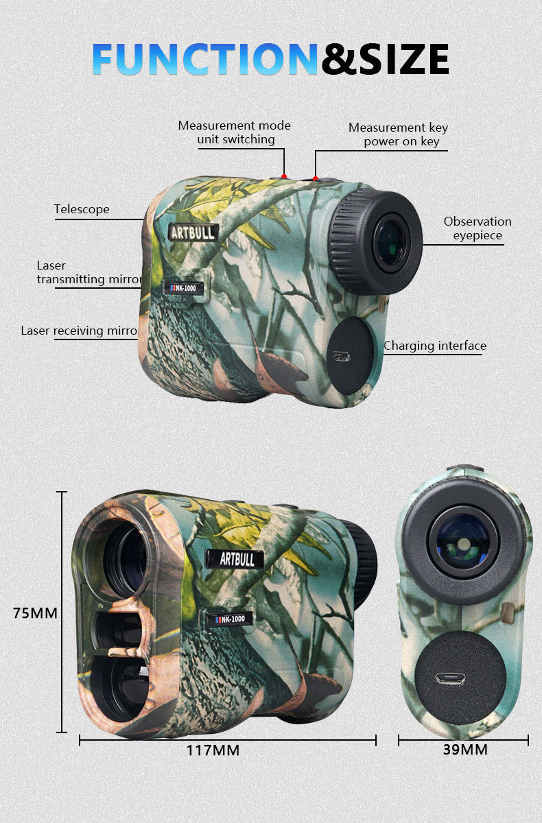 Camouflage Hunting Charging Rangefinder