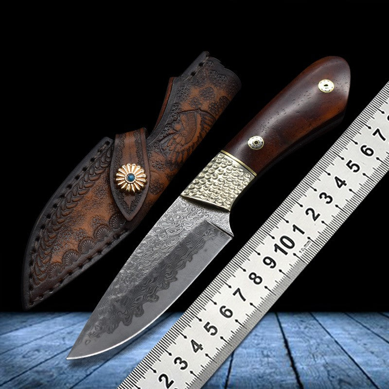 Damascus Steel Hunting Knife