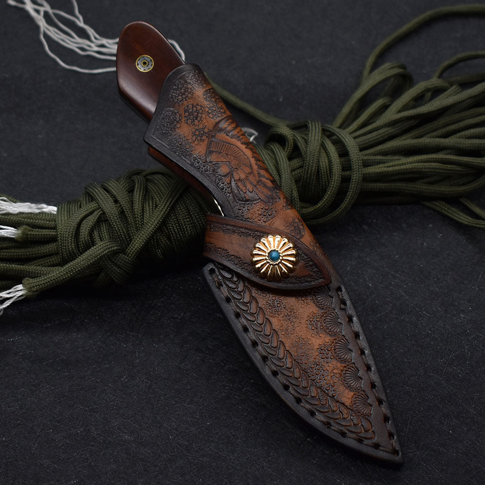 Damascus Steel Hunting Knife