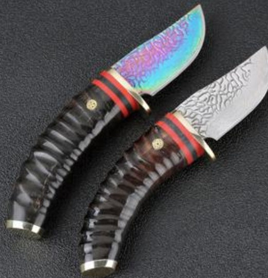High quality forged Damascus Hunting Knife