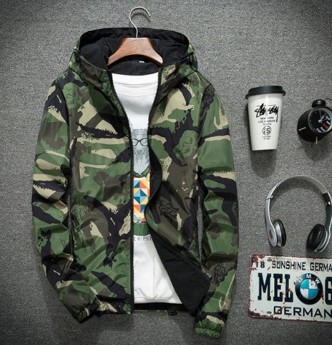Camouflage jacket male jacket