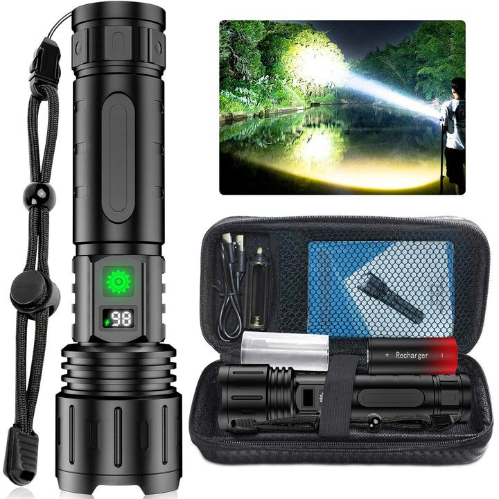Rechargeable Flashlight Portable Outdoor Patrol