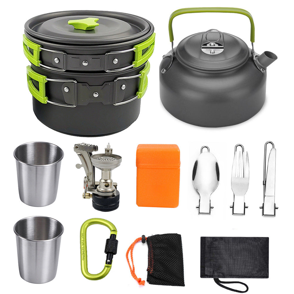Camping Cookware Kit Outdoor Cooking Set