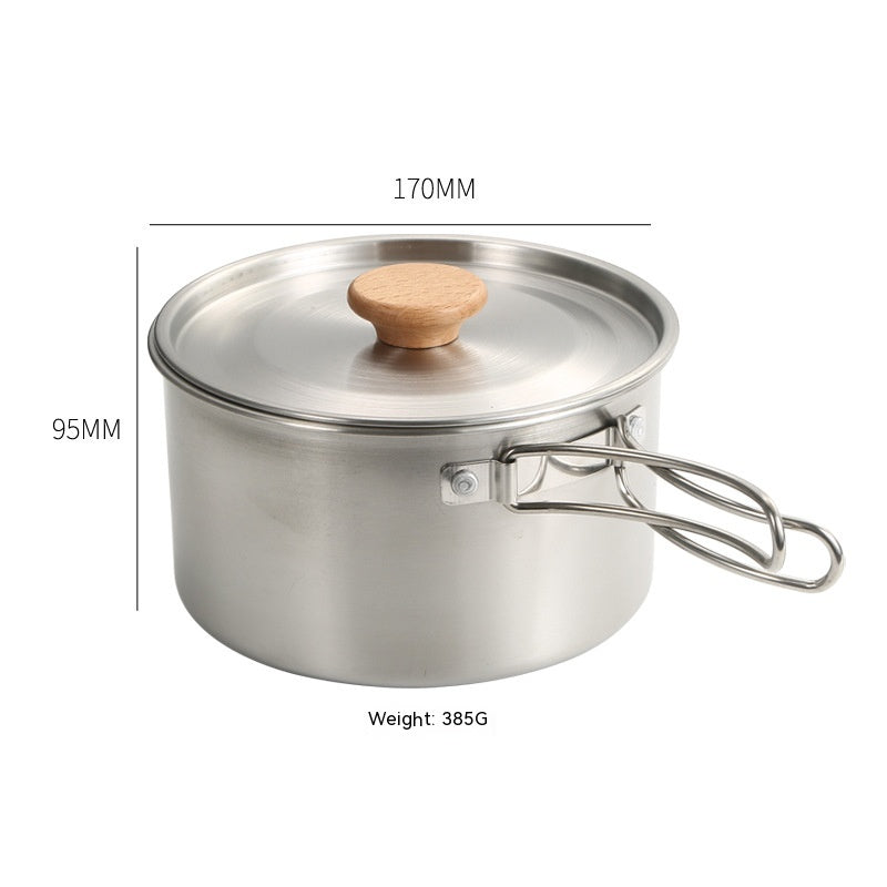 Outdoor Cookware Portable Folding Pan Set