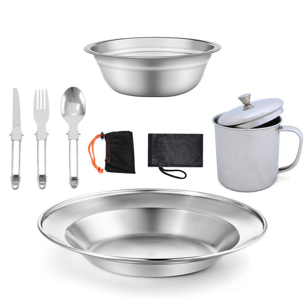 Outdoor Tableware Water Cup Cookware Set