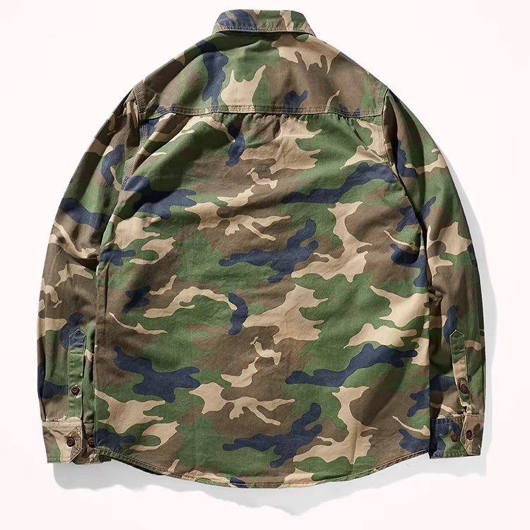 Men's Camouflage Collar Casual Jacket
