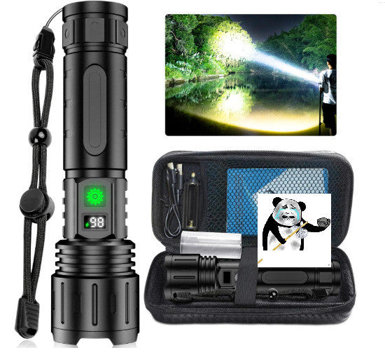 Rechargeable Flashlight Portable Outdoor Patrol