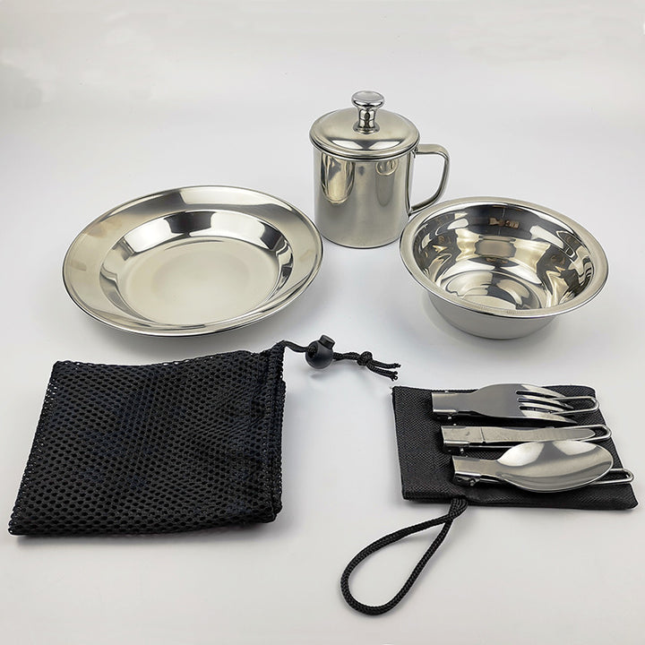 Outdoor Tableware Water Cup Cookware Set