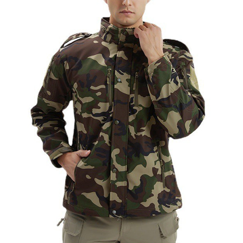 Men's Fleece Jacket Camouflage
