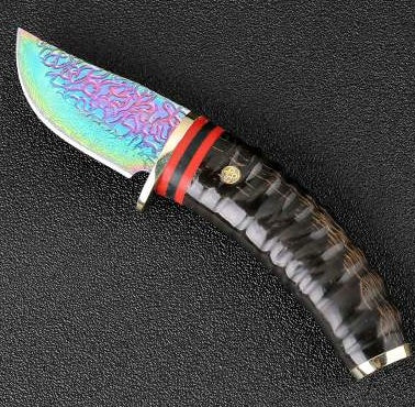 High quality forged Damascus Hunting Knife