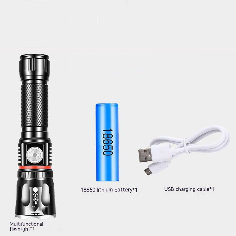 Outdoor Camping T6 Strong Light Flashlight