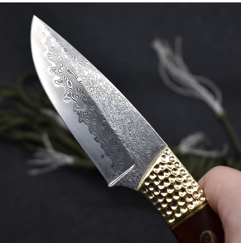 Damascus Steel Hunting Knife