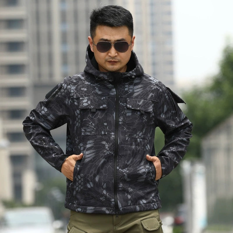 Shell Jacket Camouflage Cold Sports